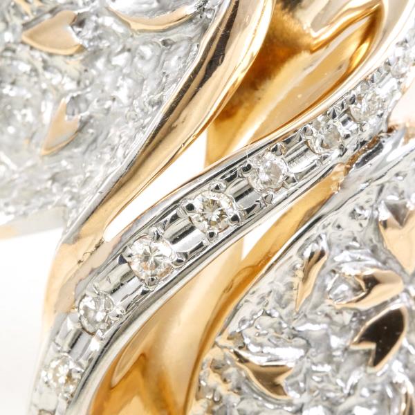 18K White Gold & Pink Gold Diamond Ring for Women - Elegant Wedding, Engagement & Anniversary Jewelry Gift - Perfect for Special Occasions & Everyday Wear