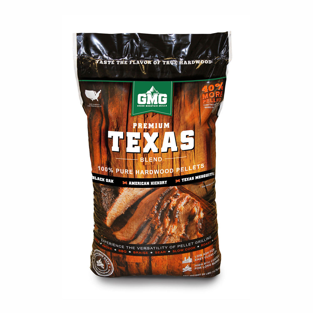 Green Mountain Grills 28lbs Premium Blend Wood Pellets for Smokers & Grills - Perfect for BBQ, Smoking, and Outdoor Cooking