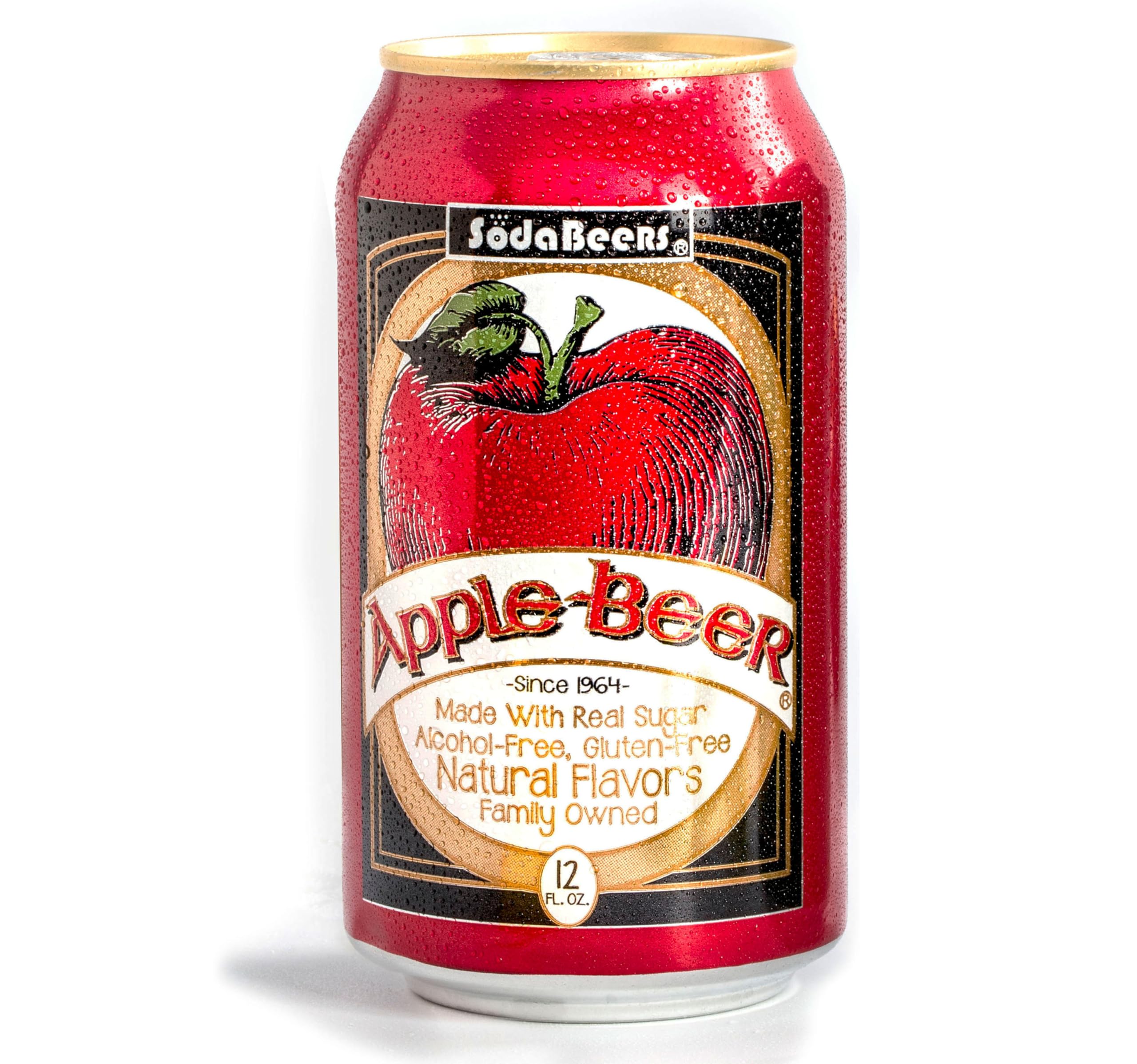 Apple Beer - Premium Cider (12 Cans) | Refreshing Alcoholic Beverage for Parties, BBQs & Relaxing at Home