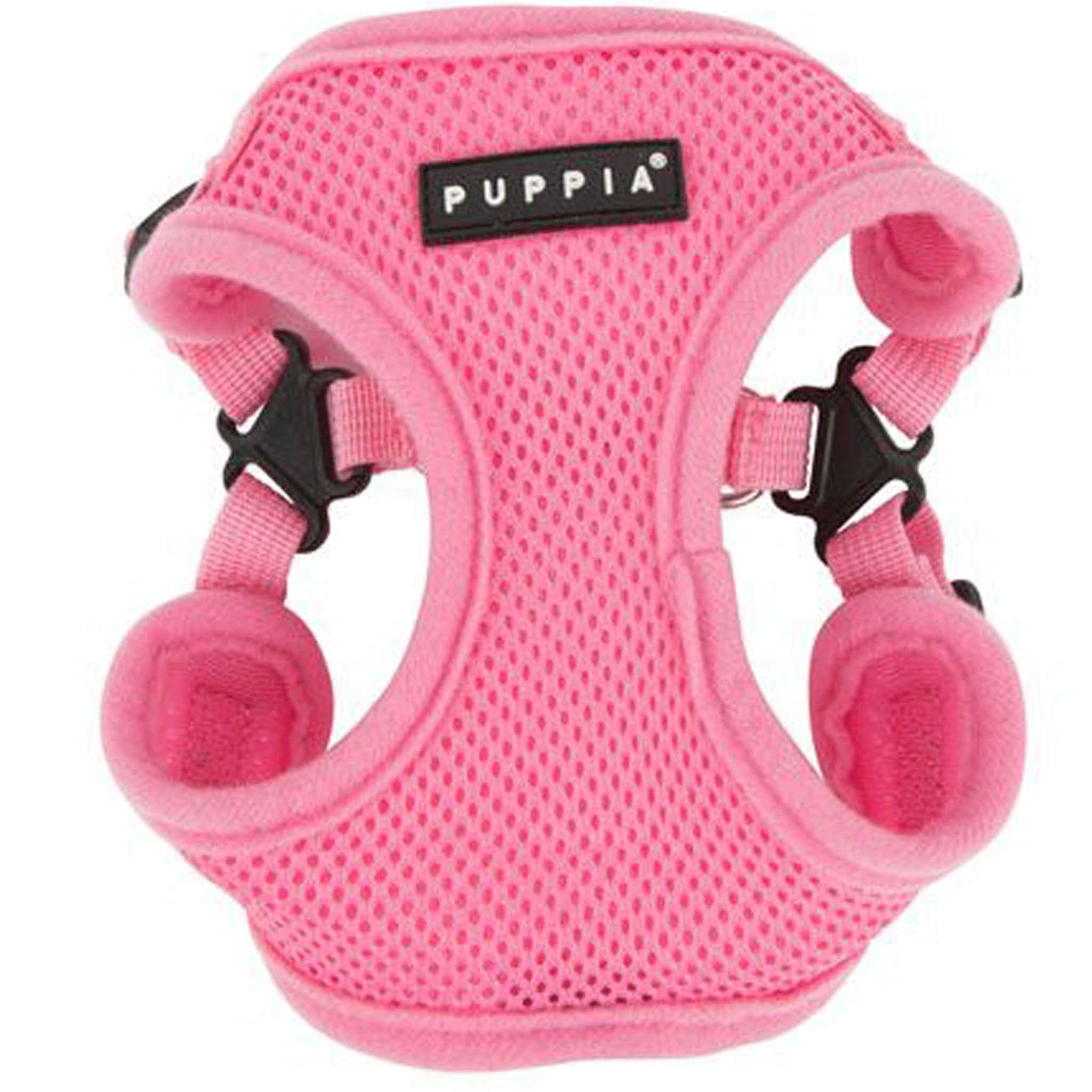 Puppia Soft Step-In Dog Harness - Adjustable Pink Pet Harness for Small & Medium Dogs - Comfortable & Secure Walking Vest for Daily Walks & Outdoor Adventures