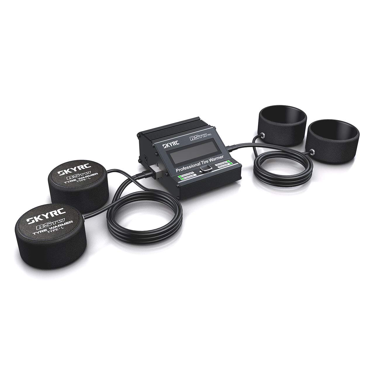 SKYRC RSTW PRO Professional Tire Warmer for Racing - 12-18V DC Input (Model SK-600064-04) | Perfect for Track Days, Motorsports & Winter Tire Heating