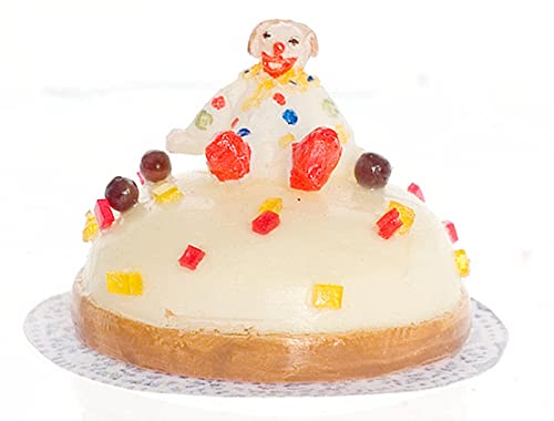 Miniature Clown Cake for Dollhouse - DIY Craft Decor