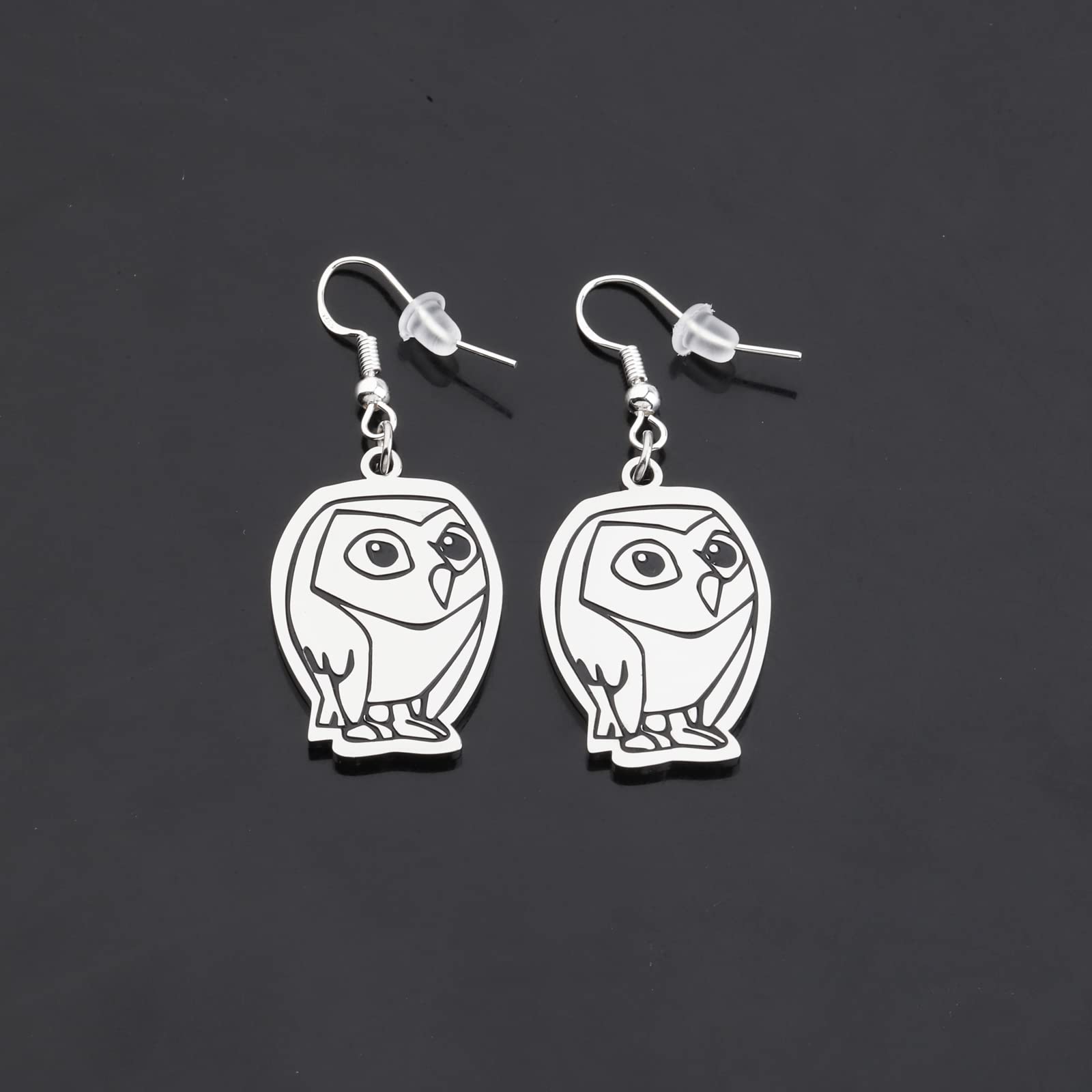 Owlbert Staff Earrings - The Owl House Inspired Jewelry for Fans | Disney Show Collectible Gift for Cosplay & Anime Conventions