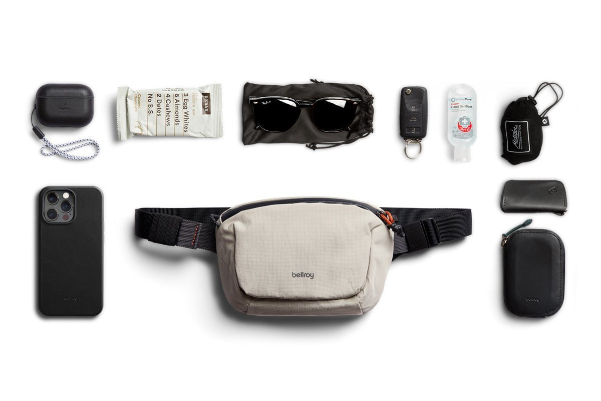 Bellroy Lite Belt Bag - Ultra Lightweight & Durable Waist Pack for Men & Women | Perfect for Travel, Hiking, Running & Everyday Use