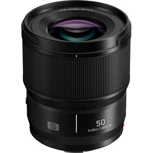 Panasonic LUMIX S 50mm f/1.8 Full Frame Lens for Mirrorless Cameras - Fast Aperture Prime Lens for Portrait, Street & Low Light Photography