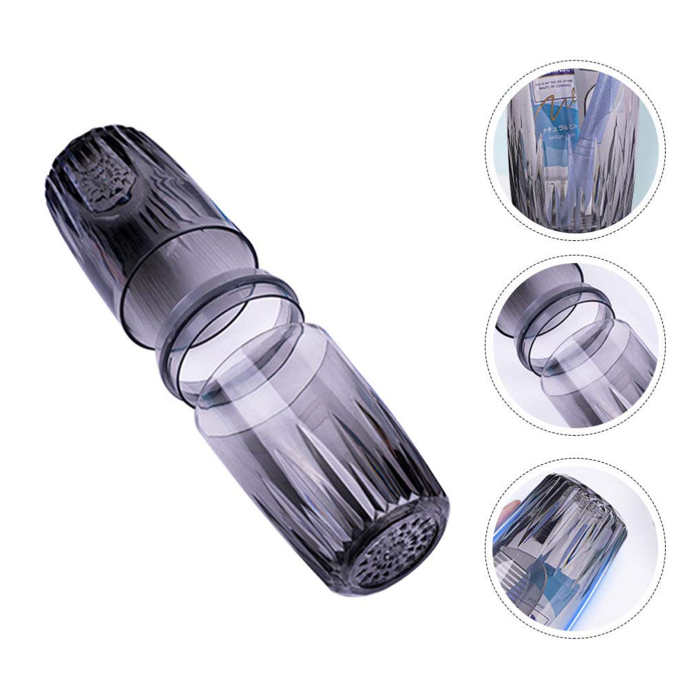 Cabilock 1pc Travel Toothbrush Holder with Wash Cup - Portable Toothpaste & Makeup Carrier for Camping, Trips & Daily Use | Compact Travel Accessories for Hygiene On-The-Go