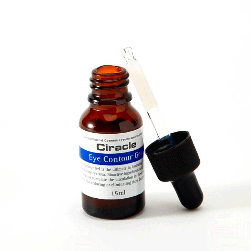 Ciracle Eye Contour Gel 15ml - Anti-Aging Eye Cream for Dark Circles & Puffiness - Perfect for Night Care & Travel Skincare