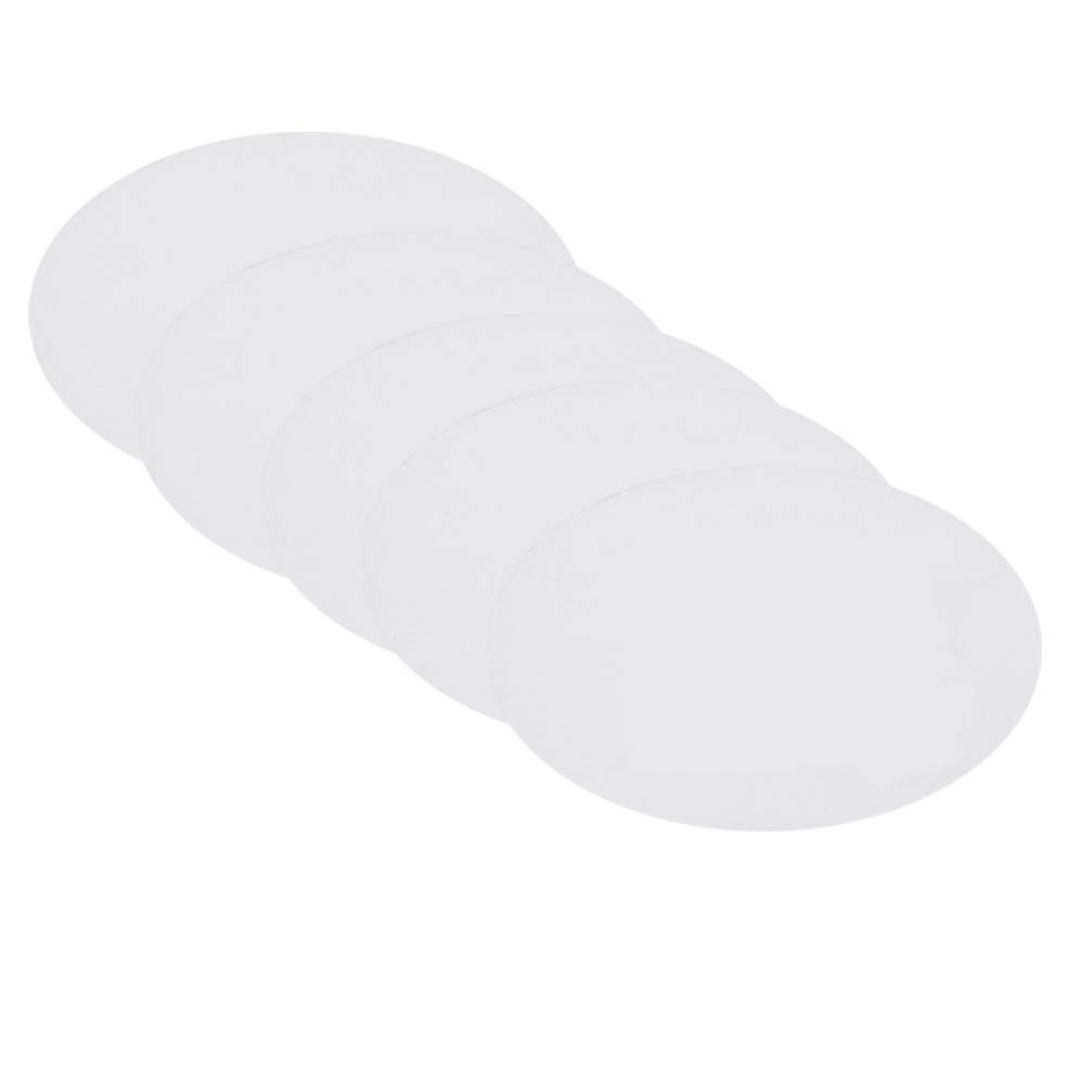 Healifty 5-Piece Oval Stretched Canvas Set - 20x25cm Blank Cotton Artist Panels for Painting, Drawing & DIY Projects - Perfect for Students, Artists & Home Decor