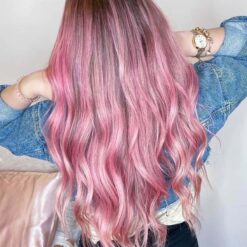 Umberto Giannini Flowerology Color Mask Cherry Blossom 200ml - Hydrating Hair Treatment for Dry & Damaged Hair - Perfect for Salon-Quality At-Home Hair Care