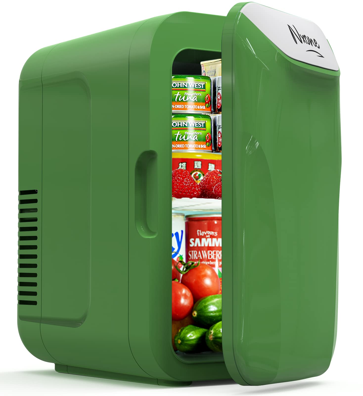 NXONE 6L Mini Fridge - Portable AC/DC Thermoelectric Cooler & Warmer for Food, Drinks, Skincare & Medications | Compact Refrigerator for Home, Office, Dorm, Car & Travel | Perfect for Cosmetics Storage, Breast Milk Cooling & Road Trips