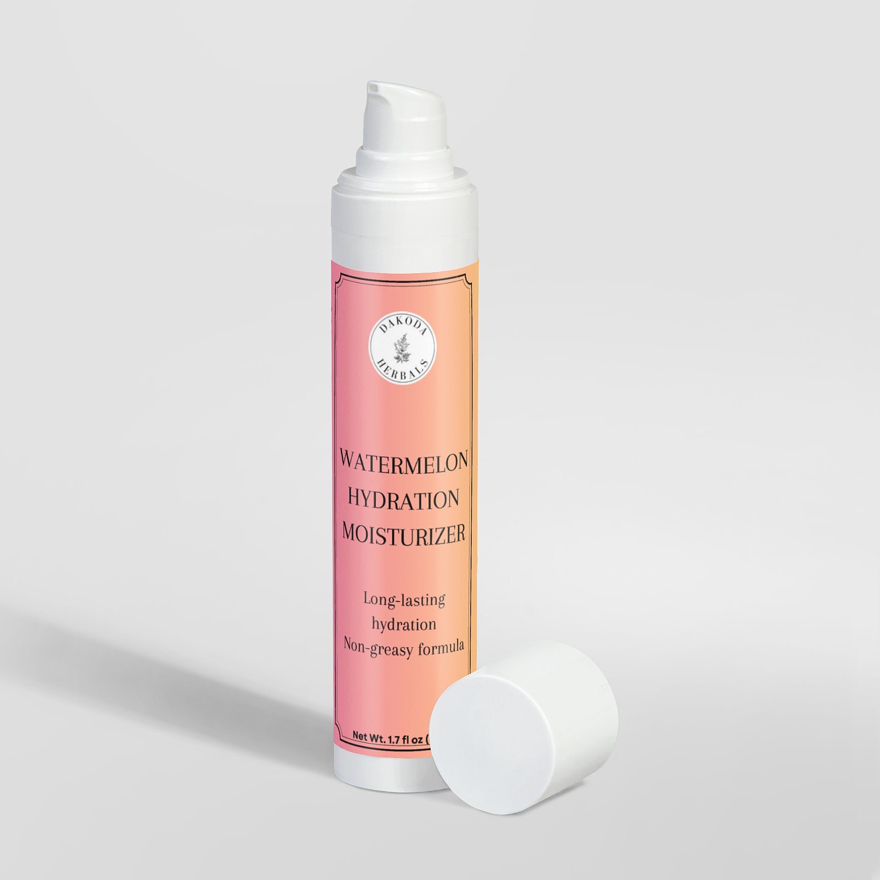 Watermelon Hydration Moisturizer - Refreshing Face Cream with Hyaluronic Acid & Vitamin E for Dry Skin | Perfect for Summer Skincare & Daily Hydration Routine