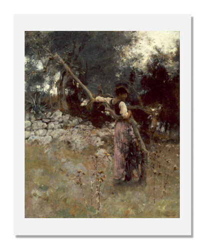 John Singer Sargent 'A Capriote' - Premium Art Print - Famous Portrait Painting Reproduction - Wall Decor for Living Room, Bedroom & Office