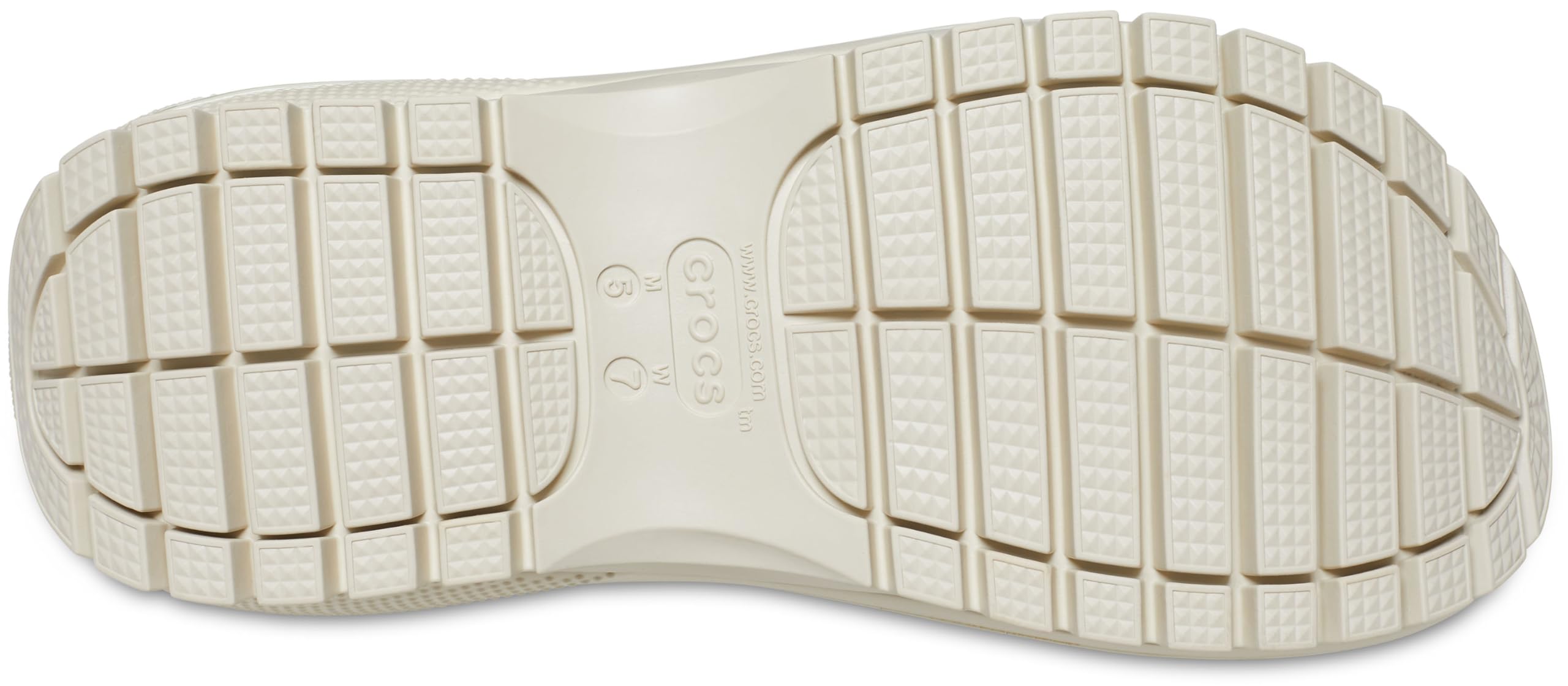 Crocs Unisex Classic Mega Crush Platform Sandals Wedge - Comfortable & Stylish Waterproof Shoes for Men & Women - Perfect for Beach, Pool, Travel & Outdoor Activities
