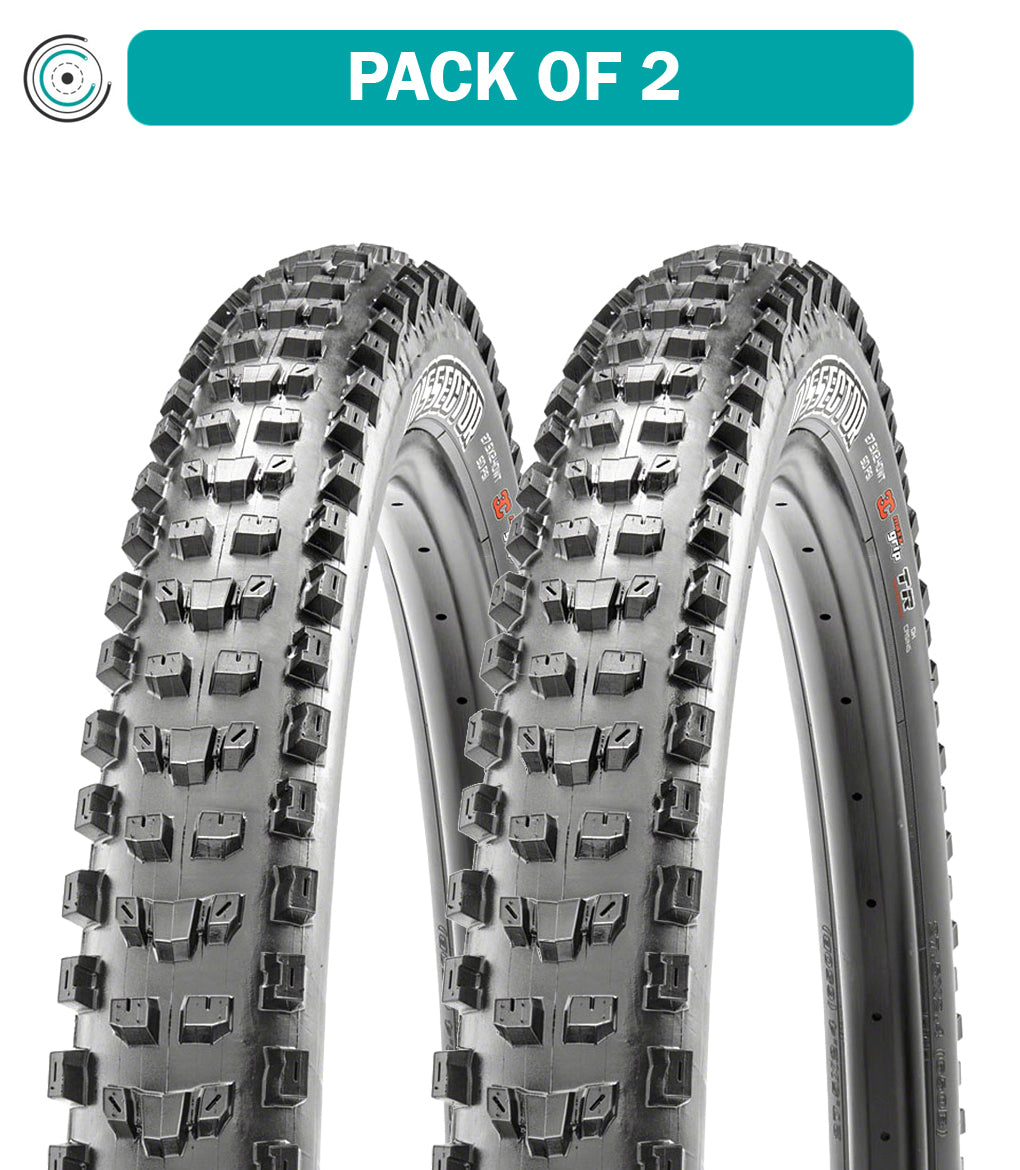 Maxxis Dissector 27.5x2.6 Tubeless Folding MTB Tires (2 Pack) - 60 TPI, 3CMaxxTerra Compound for Trail & Enduro Biking | Perfect for Mountain, Gravel & All-Terrain Riding