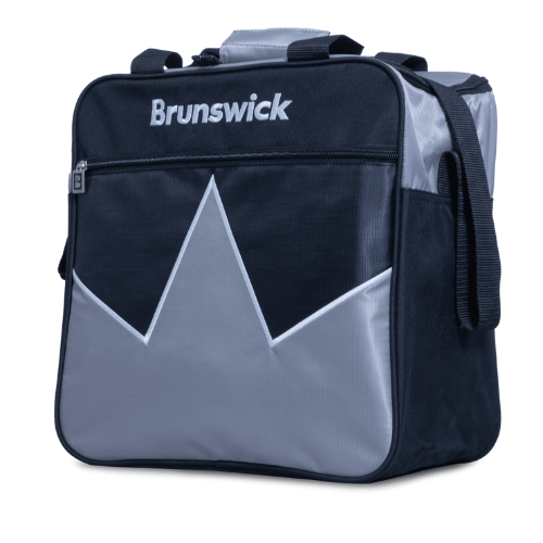 Brunswick Blast Silver Single Tote Bowling Bag - Lightweight & Durable Bowling Accessory for Men & Women - Perfect for League Play & Practice Sessions