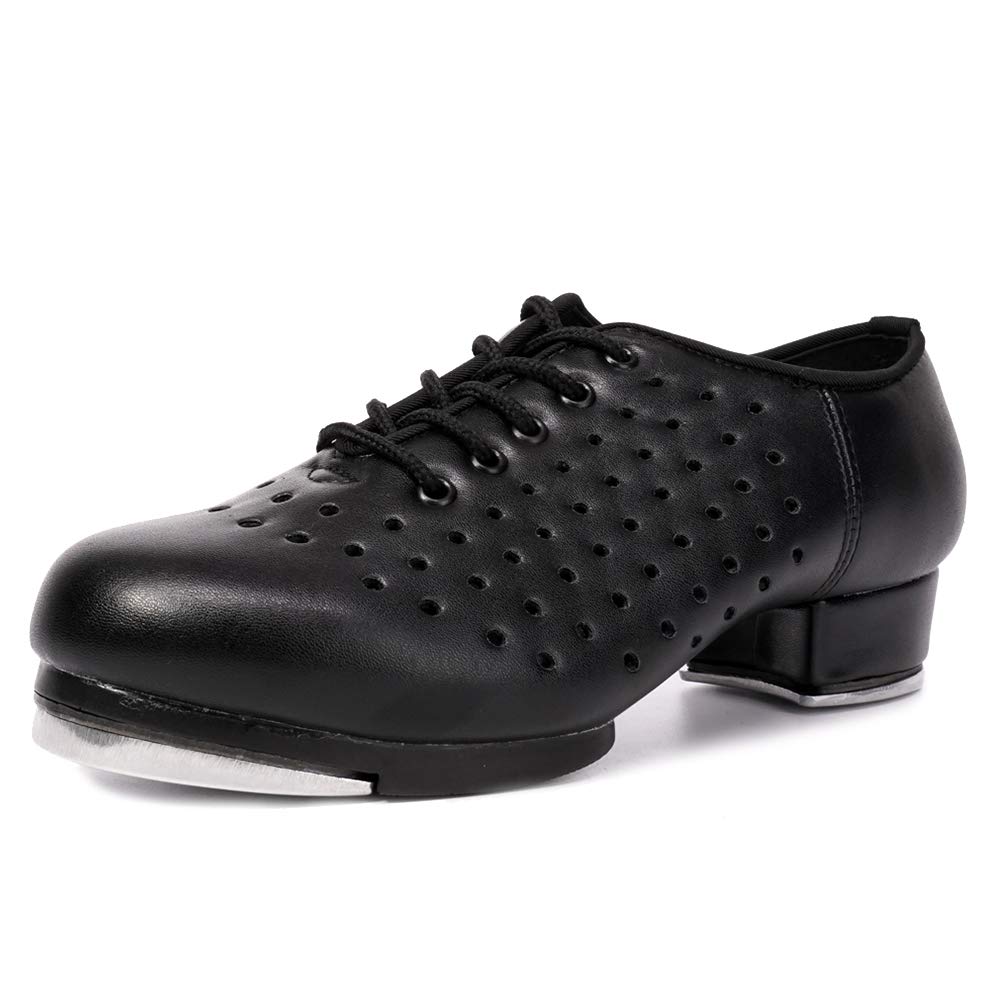HROYL Unisex Tap Dance Shoes for Jazz - Perfect for Performances & Practice