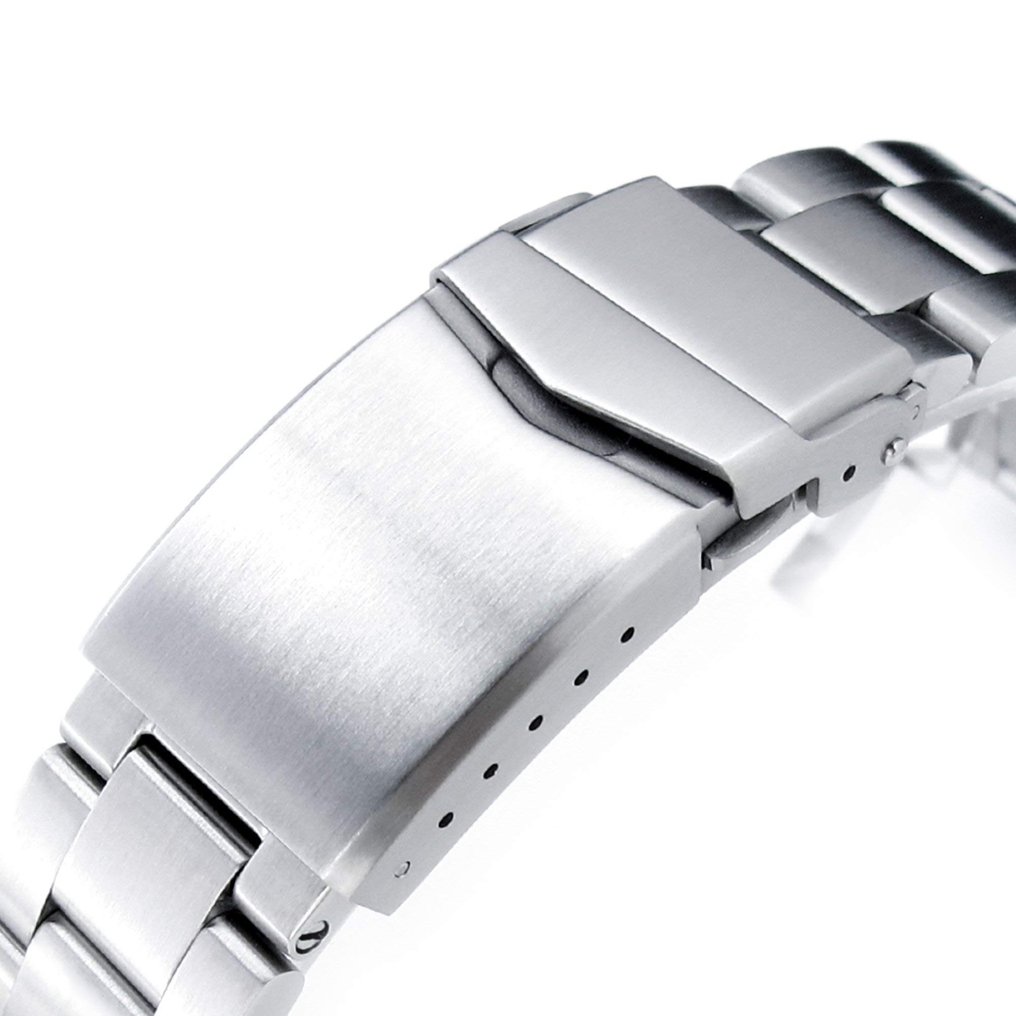 Premium 22mm MiLTAT Watch Band Compatible with Orient Kamasu RA-AA0004E19A, RA-AA0001B19A, RA-AA0002L19B - Super-O Stainless Steel Replacement Strap for Diving, Swimming & Outdoor Activities