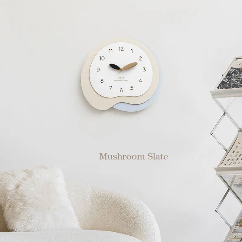 Simplicity Silent Pared Wall Clock - Modern Minimalist Home Decor for Living Room, Bedroom & Office | Battery Operated, No Ticking Noise