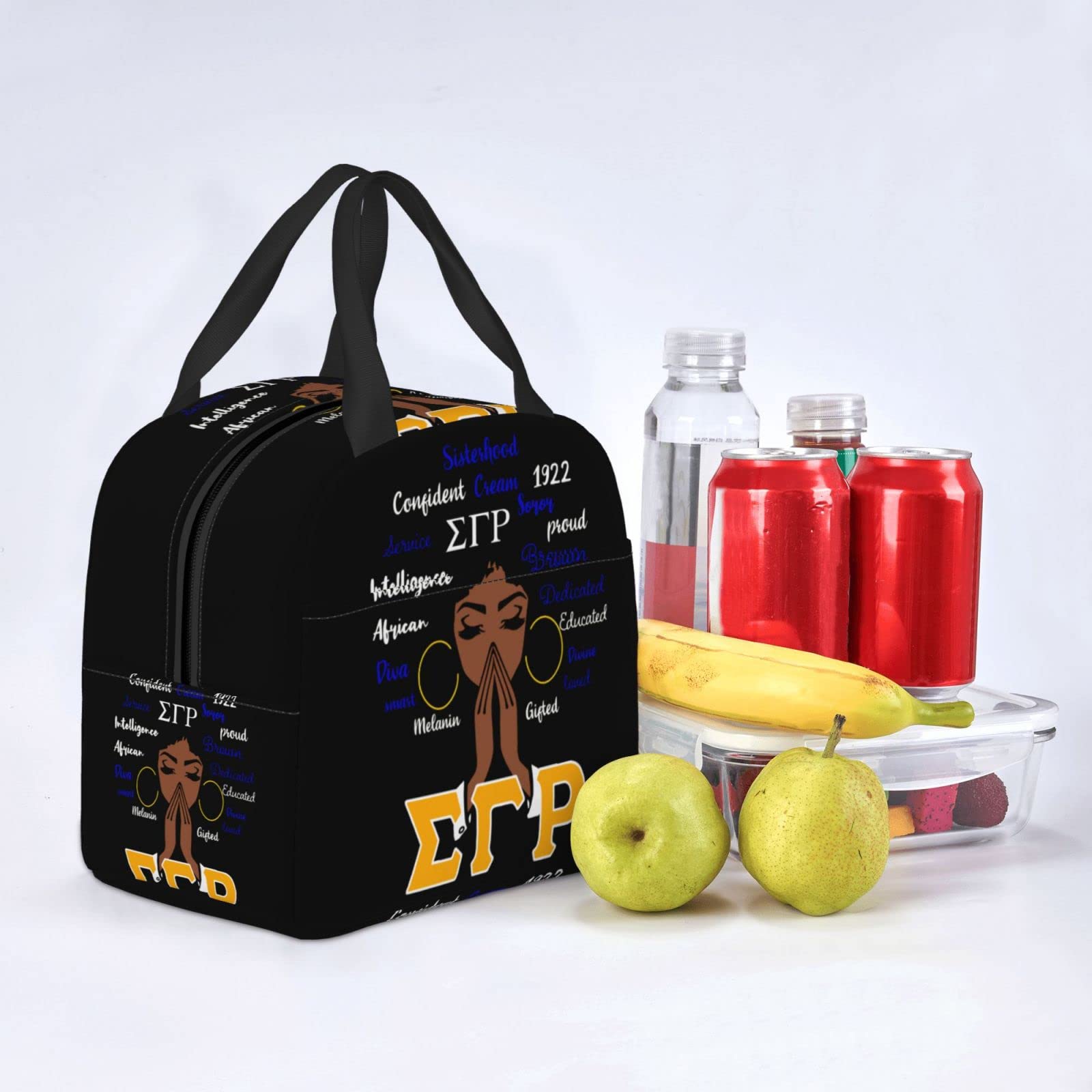 Insulated Lunch Bag for Women & Men - Reusable Lunch Tote for Work, Office, Picnic & Travel - Leakproof Cooler Lunch Box for Adults (Perfect for Commuting, Camping & Outdoor Activities)
