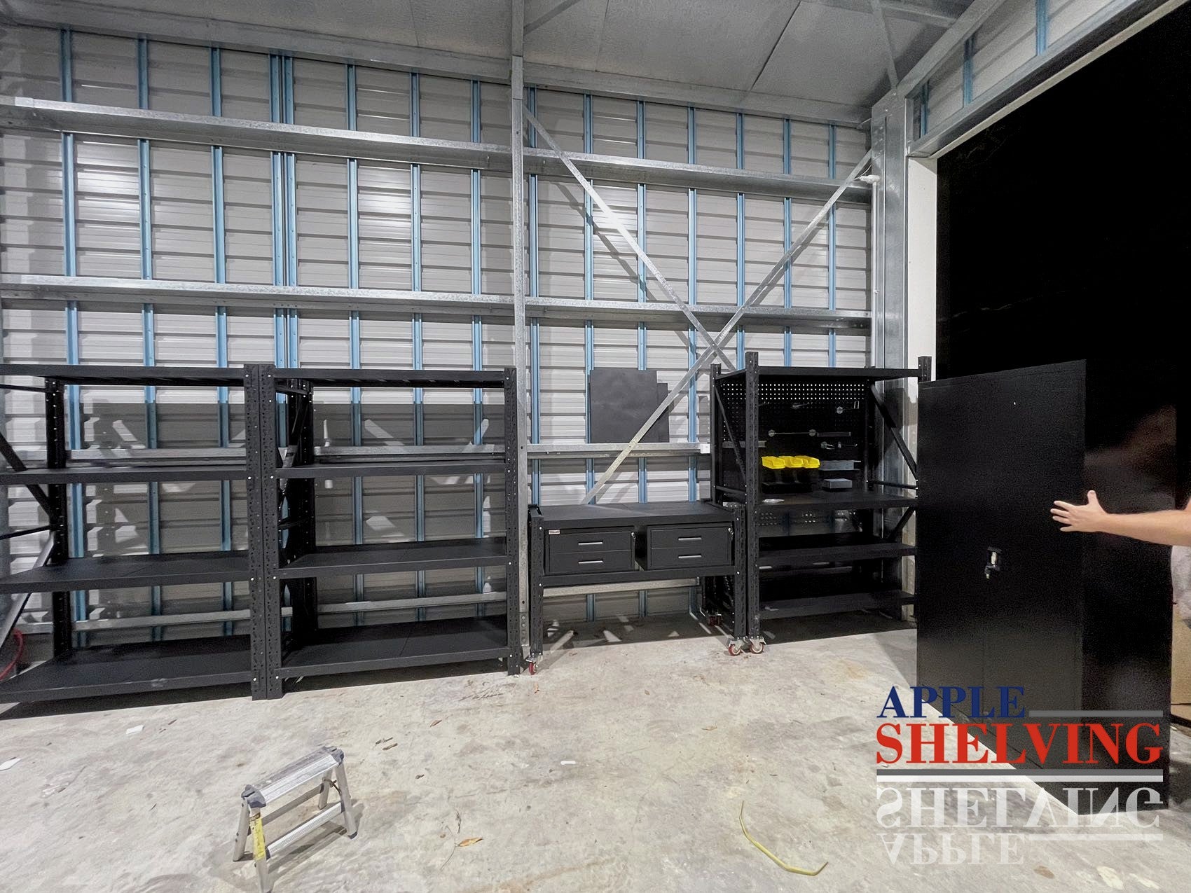 1.5m (5ft) Heavy Duty 4-Drawer Steel Workbench - Garage, Workshop & DIY Projects