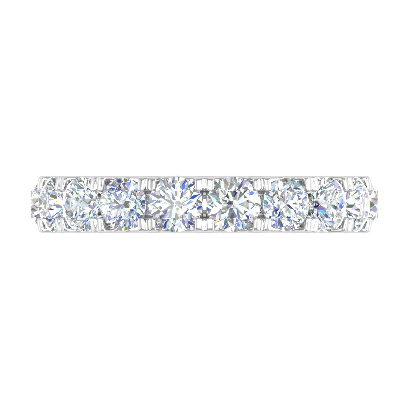 1.5 Carat Diamond Wedding Band Ring for Women in 14K Gold - SI1-SI2 Clarity, Elegant Bridal Jewelry for Engagement, Anniversary & Special Occasions