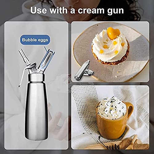 Premium Whipped Cream Chargers - 300 Count (Great Whip Brand) for Professional Baking, Dessert Decorating & Coffee Toppings