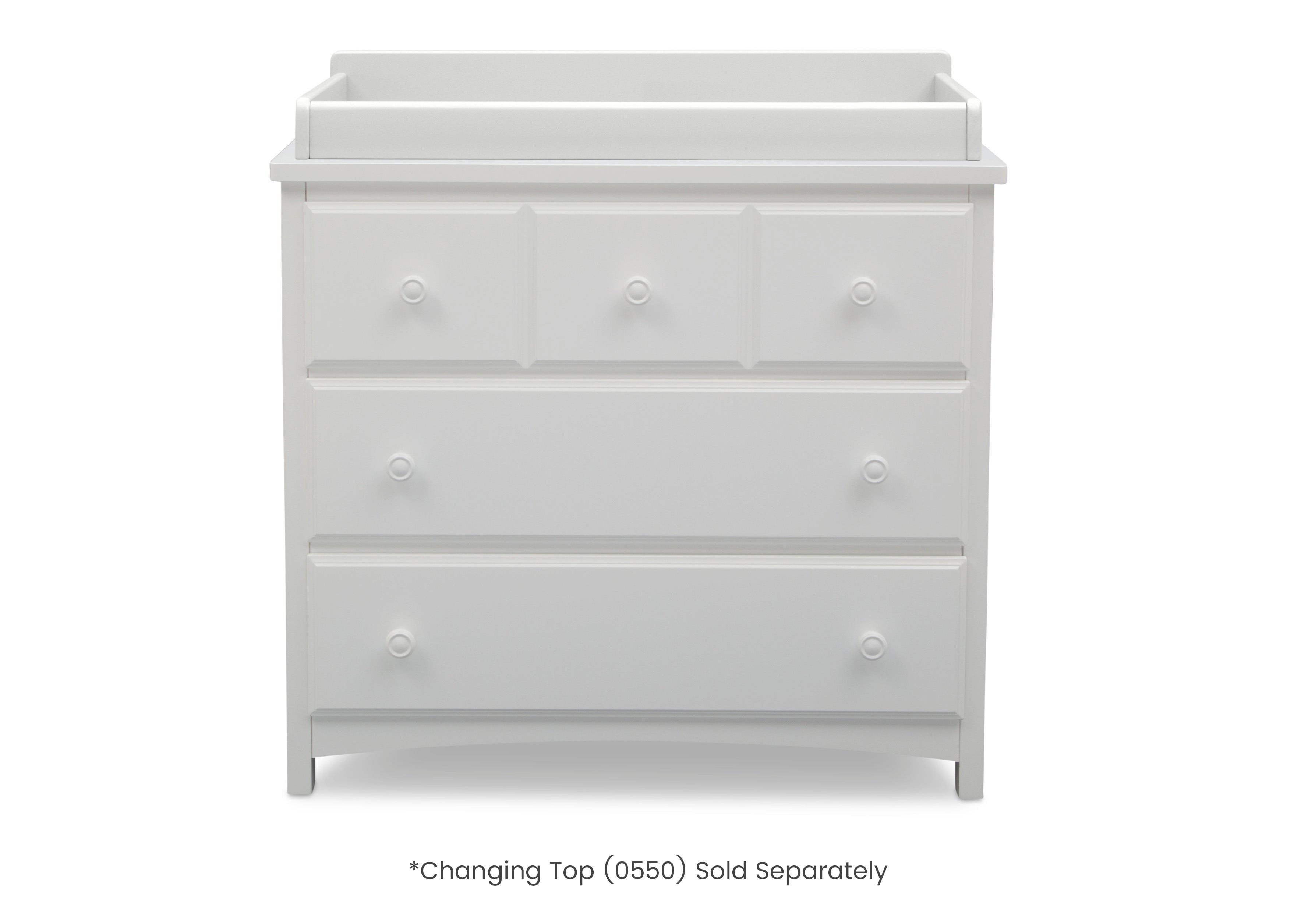 3 Drawer Dresser with Interlocking Drawers - Sturdy Wooden Bedroom Storage Organizer for Clothes, Accessories & Home Decor | Perfect for Bedrooms, Dorms & Guest Rooms