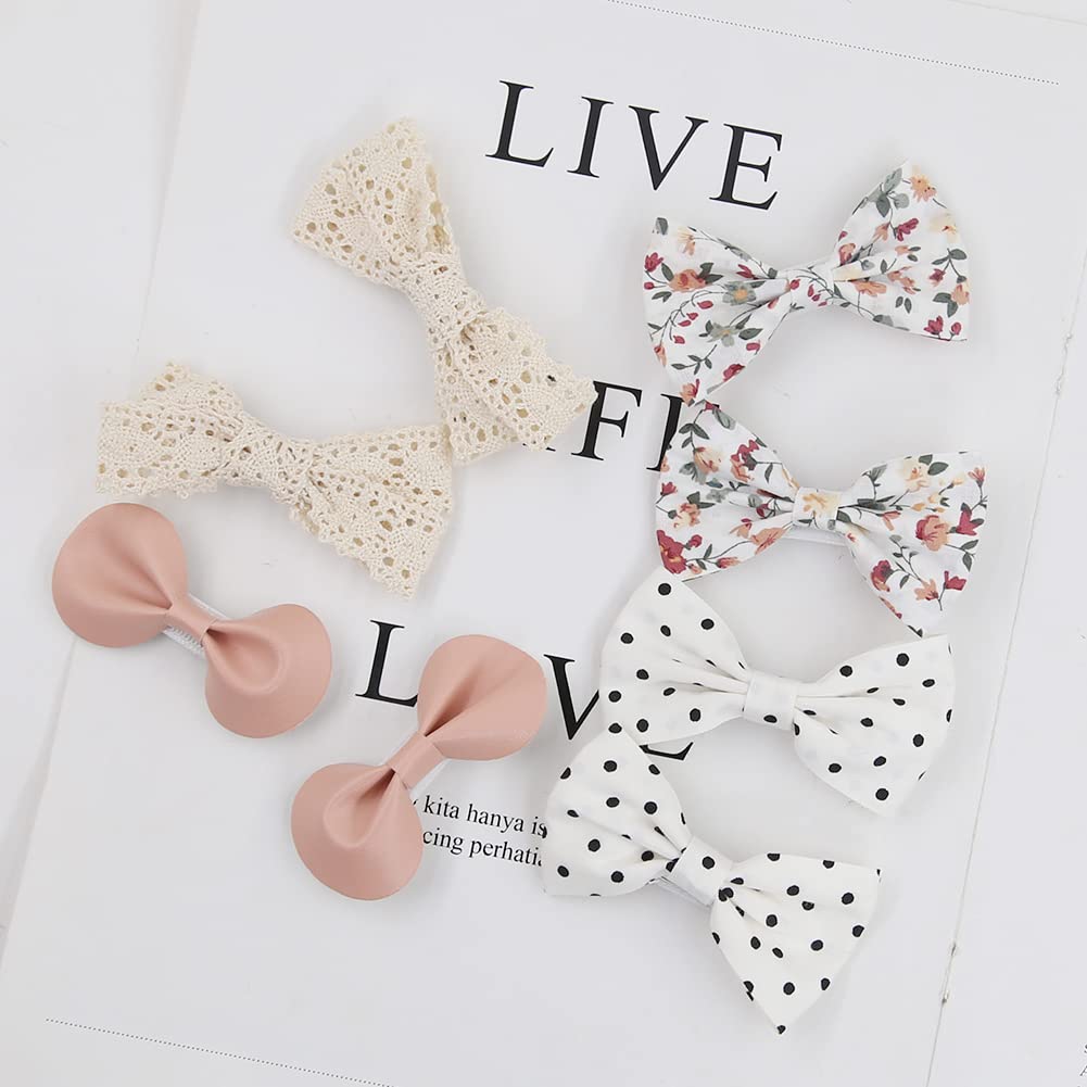 Non-Slip Baby Hair Clips for Girls - Soft Lined Barrettes & Hair Bows for Infants & Toddlers - Perfect for Daily Wear, Parties, and Special Occasions