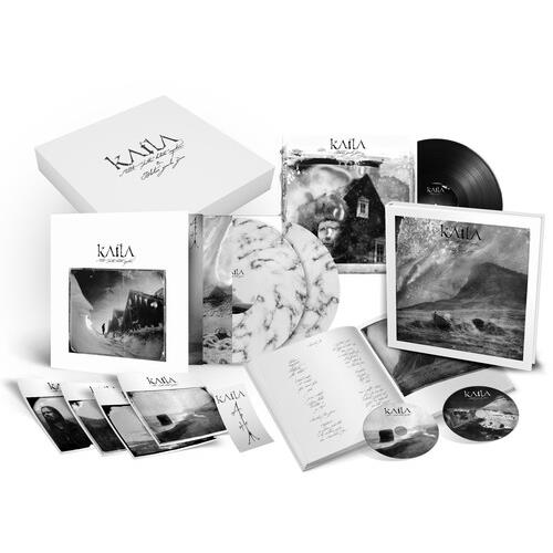 Allt Thetta Helvitis Myrkur Hardcover Book & Vinyl LP - White/Black Marble Edition | Perfect for Music Collectors and Dark Fantasy Enthusiasts