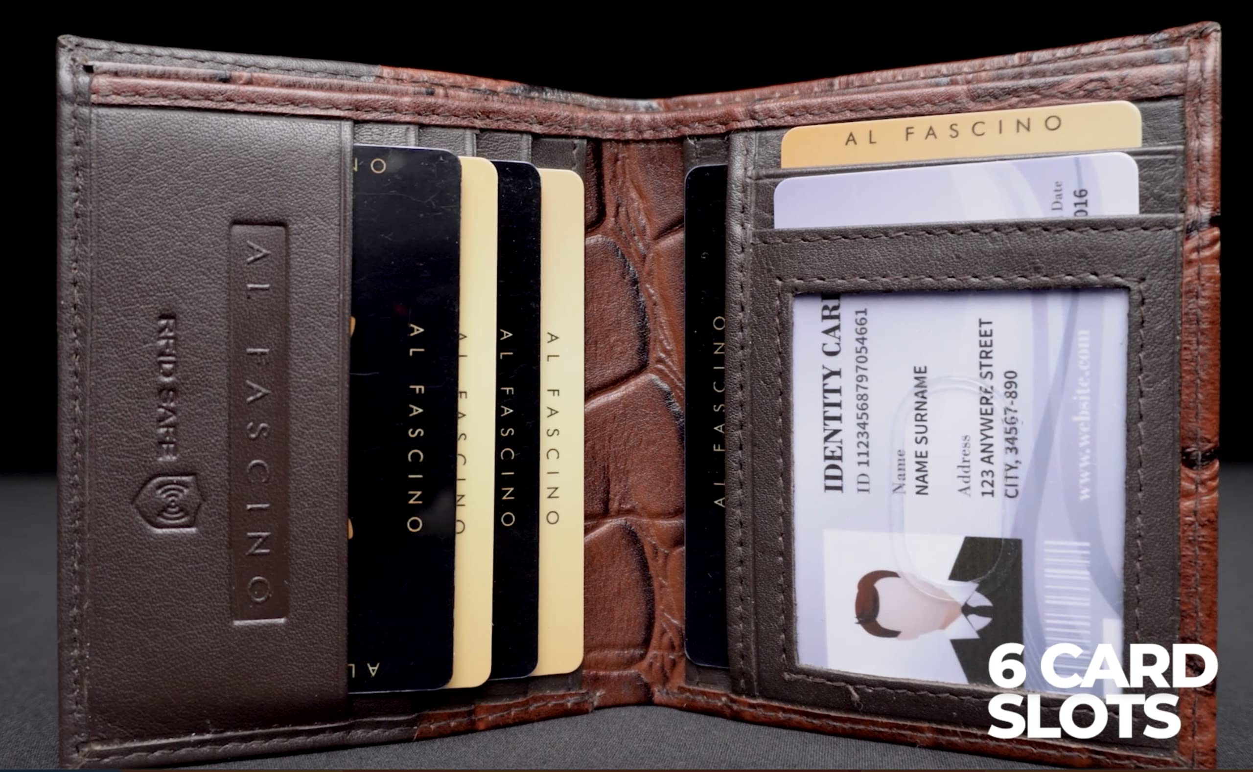 Premium Genuine Leather RFID Blocking Wallet for Men - Slim Bifold Credit Card Holder with Money Clip | Ideal for Business, Travel & Everyday Use