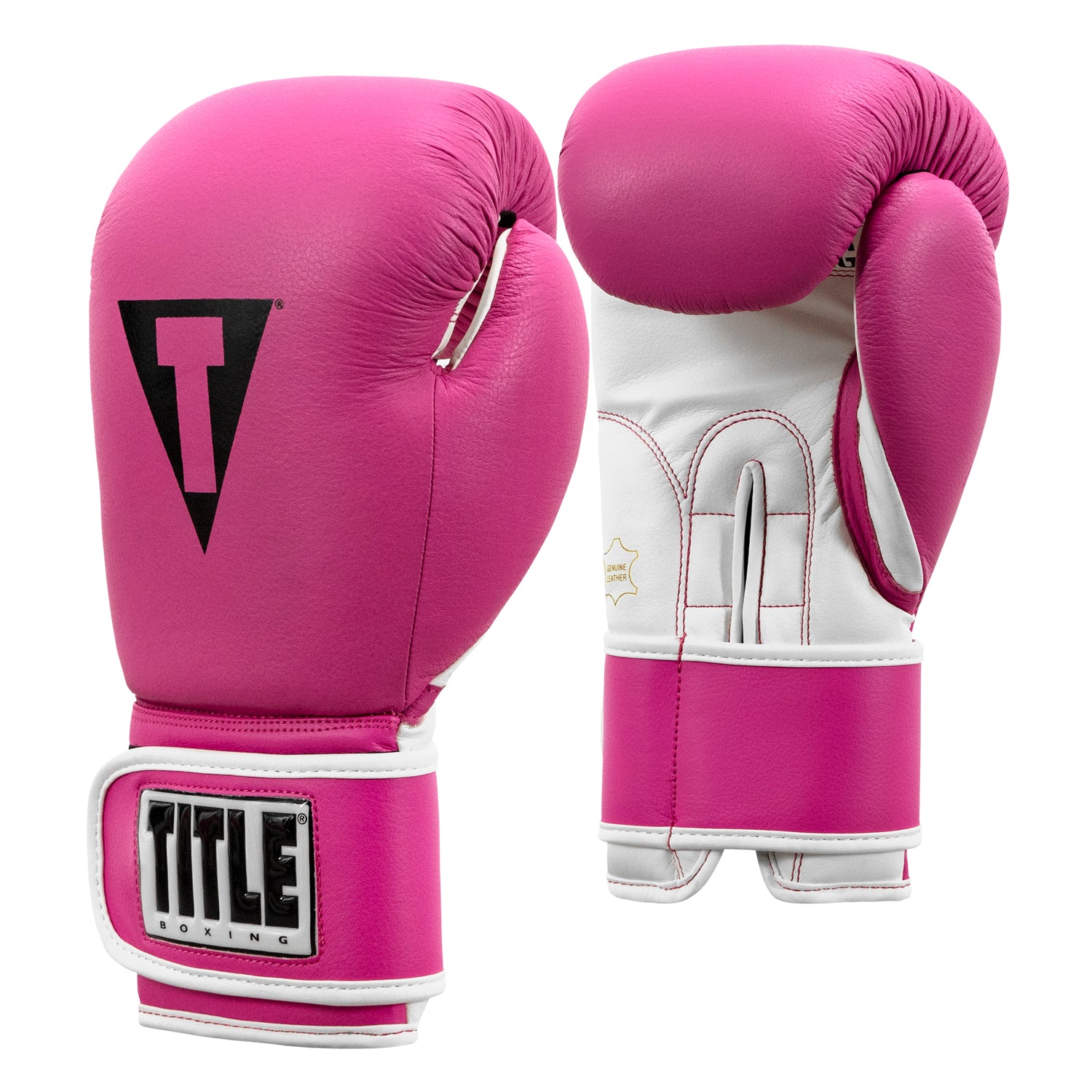 TITLE Boxing Pro Style Leather Training Boxing Gloves 3.0 - Premium Leather Punching Mitts for Boxing, MMA & Kickboxing - Ideal for Training, Sparring & Fitness Workouts