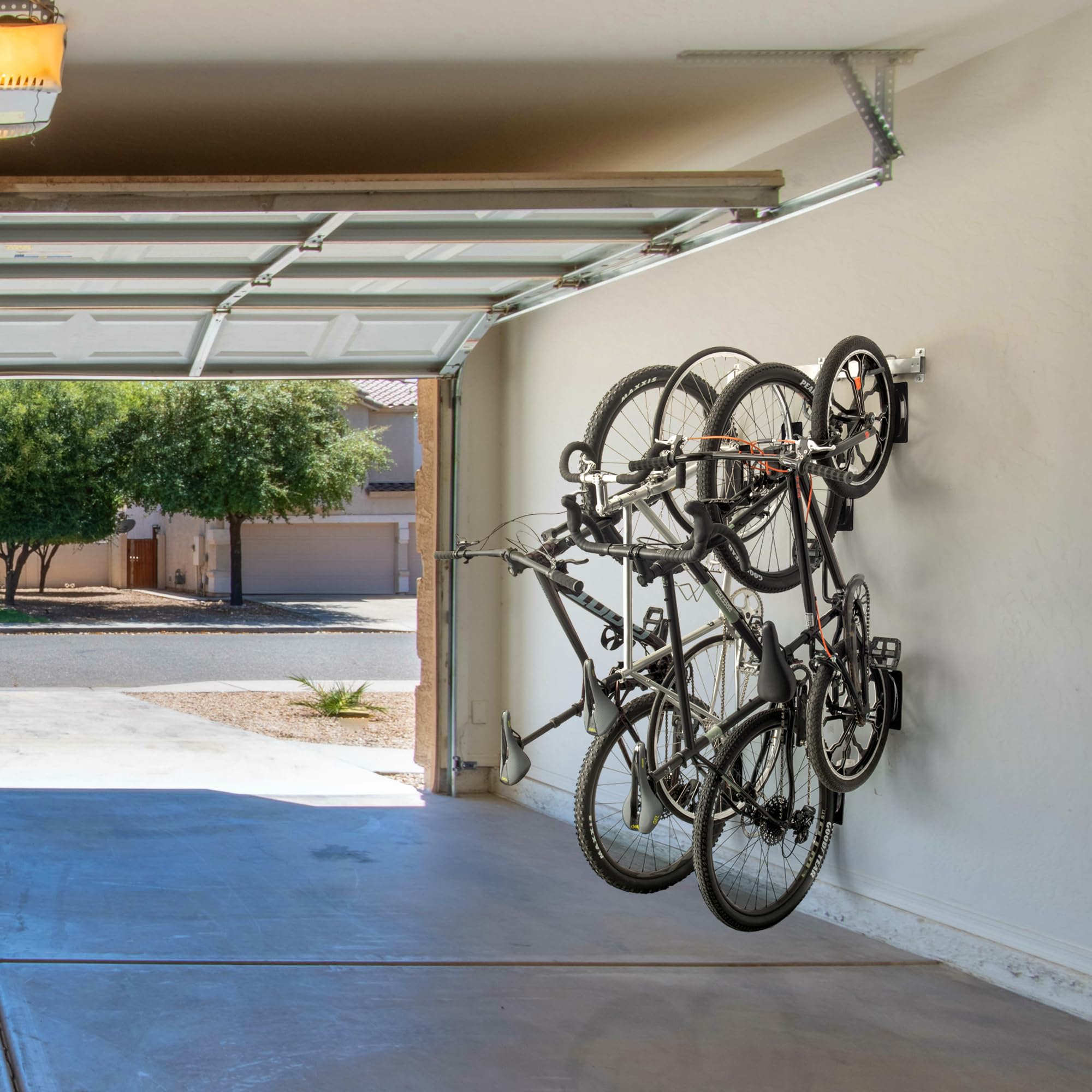 Heavy Duty 4-Bike Hitch Mount Rack for Cars & SUVs - Universal Bicycle Carrier for Road, Mountain & Kids Bikes - Perfect for Camping, Road Trips & Outdoor Adventures - Ideal for Family Vacations and Cycling Enthusiasts