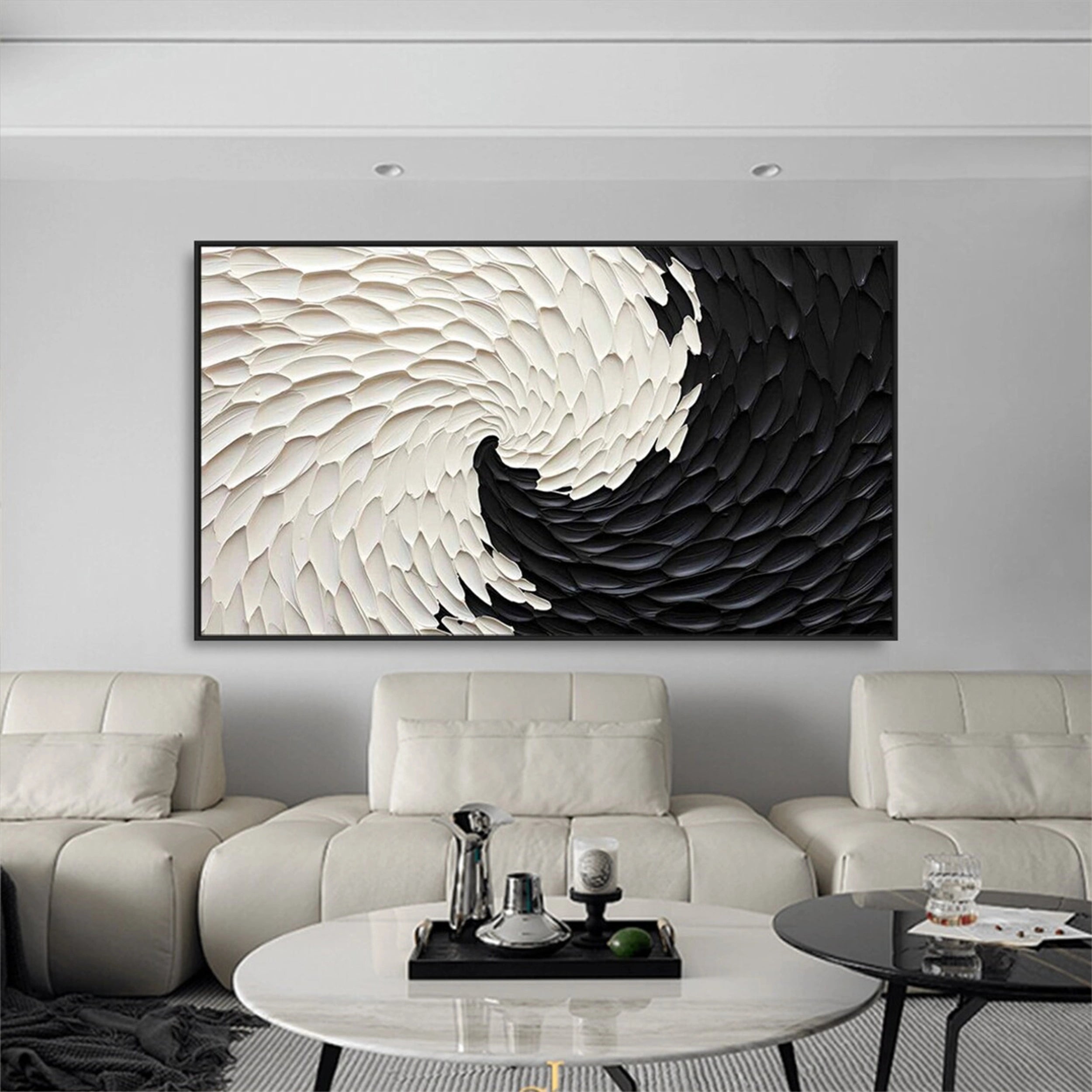 Minimalist Textured Plaster Art Painting - Abstract Wall Decor #MM112 | Perfect for Living Room, Bedroom & Office