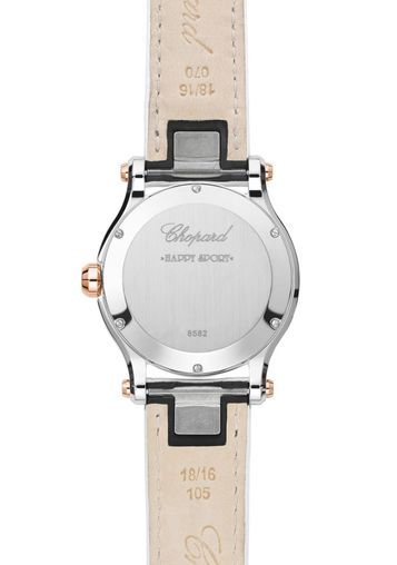 Chopard Happy Sport Ladies Watch - Stainless Steel & Ethical Rose Gold with Diamonds | Luxury Women's Wristwatch for Business, Party & Special Occasions