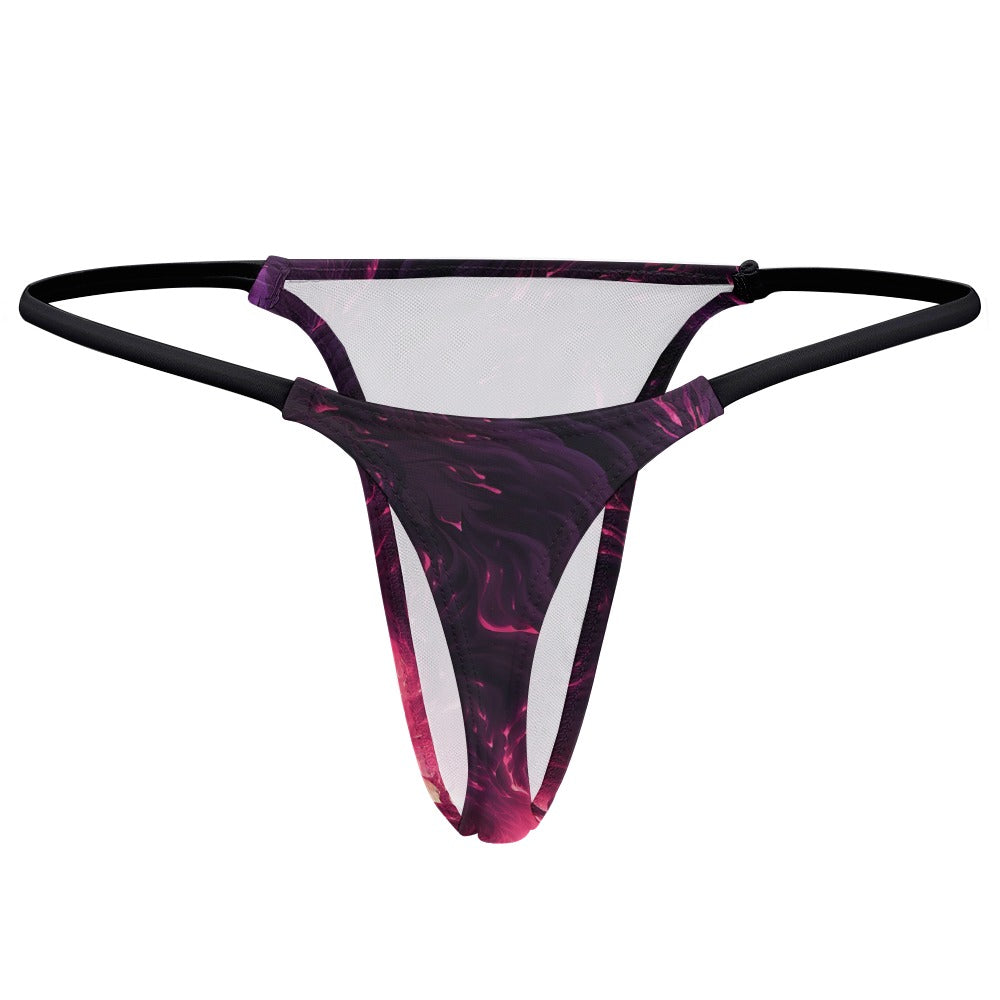 Sexy Midnight Purple Thong Panties for Women - Comfortable & Stylish Underwear for Everyday Wear, Date Nights & Special Occasions
