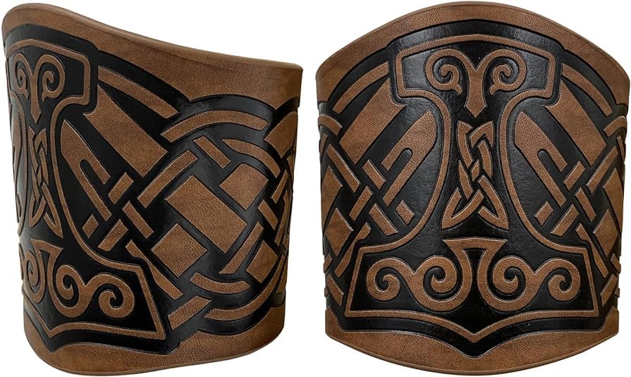 Knight Arm Armor-brown