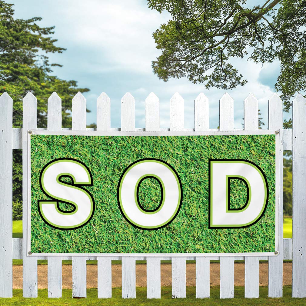 Durable Vinyl Banner 60x144 Inches - Weatherproof Outdoor Business & Yard Signs with 10 Grommets (Multiple Sizes Available) - Perfect for Storefronts, Events, Construction Sites & Industrial Use