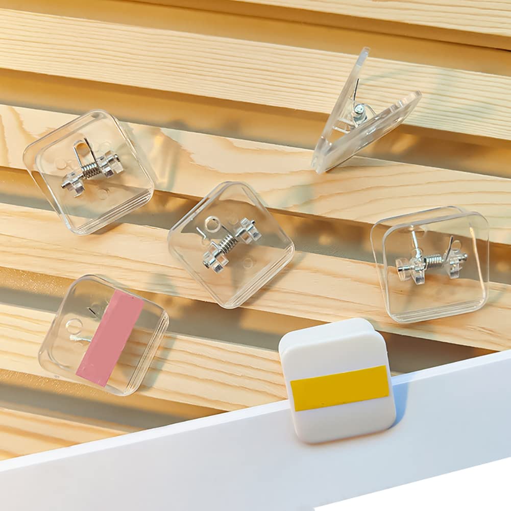 20 Pack White Plastic Chip Bag Clips - Food Storage Sealing Clips for Snacks, Chips, Bread Bags | Multi-Purpose Hinge Clips for Photos, Papers, Binder Organization | Perfect for Kitchen, Office & Home Use