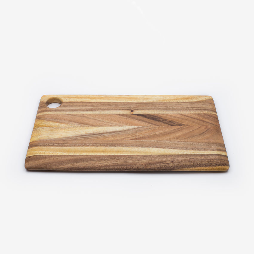 Fox Run Everyday Cutting Board with Sapwood Edge - Durable Wooden Chopping Board for Kitchen, Butcher Block for Meat, Cheese, Vegetables - Perfect for Home Cooking & Food Prep