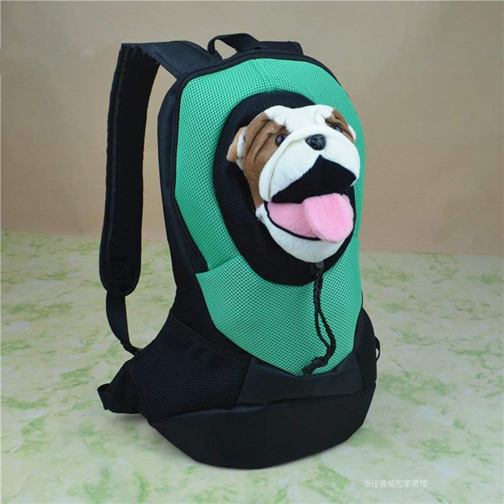 LIJEO Chest Bags for Dogs & Cats - Portable Pet Backpack Carrier for Travel, Hiking & Outdoor Adventures - Hands-Free Dog Pack & Cat Daypack with Breathable Mesh