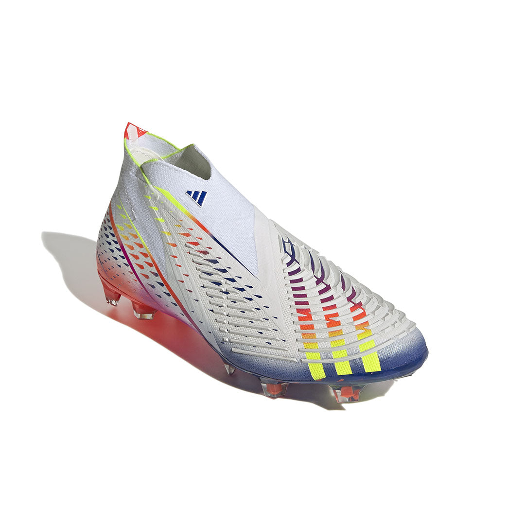 **adidas Men's Predator Edge+ Firm Ground Soccer Cleats (GW1040) - Lightweight Football Boots for Speed & Control, Perfect for Turf Matches & Training**