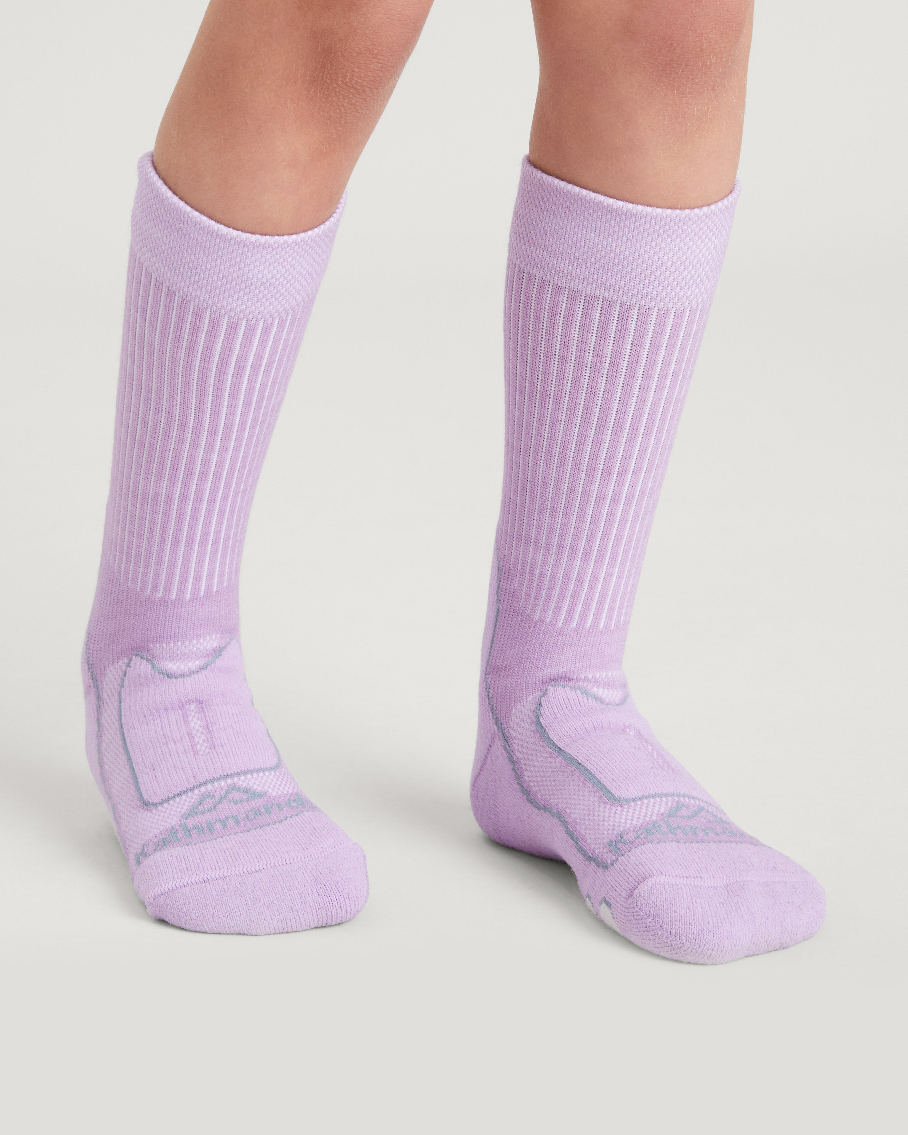 Kids' NuYarn Ergonomic Hiking Socks - Breathable & Cushioned for Outdoor Adventures - Perfect for Trail Hiking, Camping & Backpacking