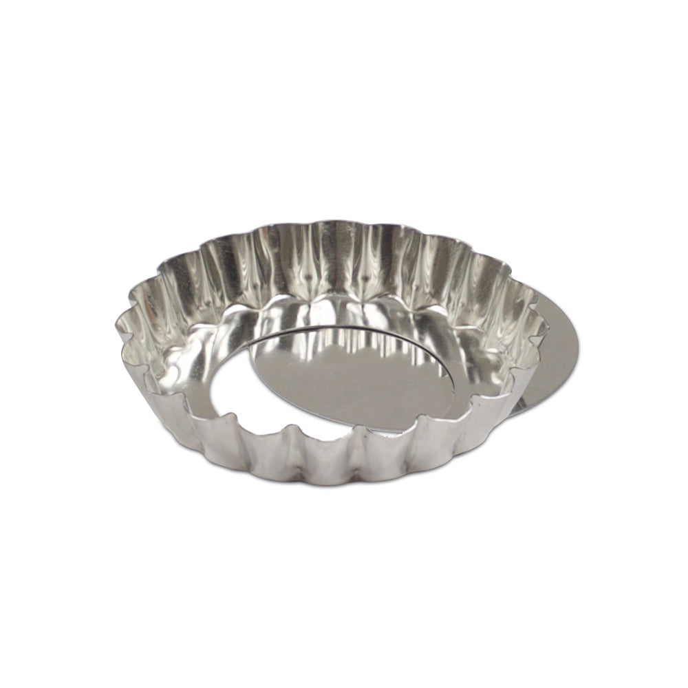 Removable Bottom Tart Pan - Non-Stick Baking Tartlet Mold for Mini Pies, Quiches & Desserts | Perfect for Home Baking, Parties & Holiday Treats