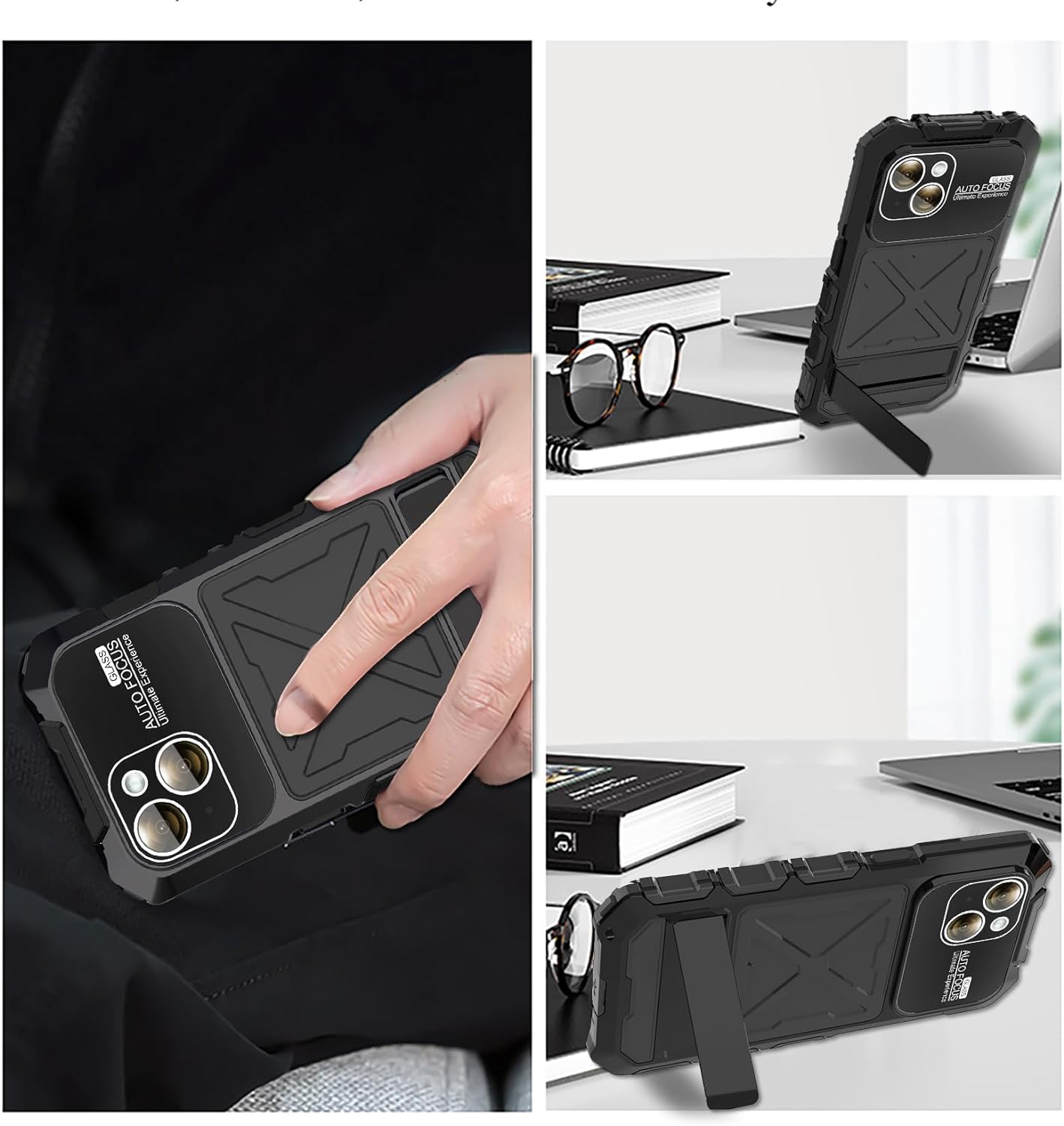 iPhone 15 Plus Case - Heavy Duty Military Grade Shockproof Cover with Rugged Bumper & Hard Shell Protection | Durable Rubber Phone Case for Outdoor, Work & Extreme Sports