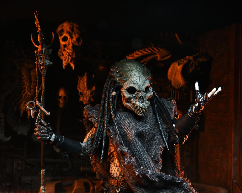 NECA Ultimate Shaman Predator Action Figure - Predator 2 Movie Collectible - Perfect for Display, Gift Giving & Action Figure Collections