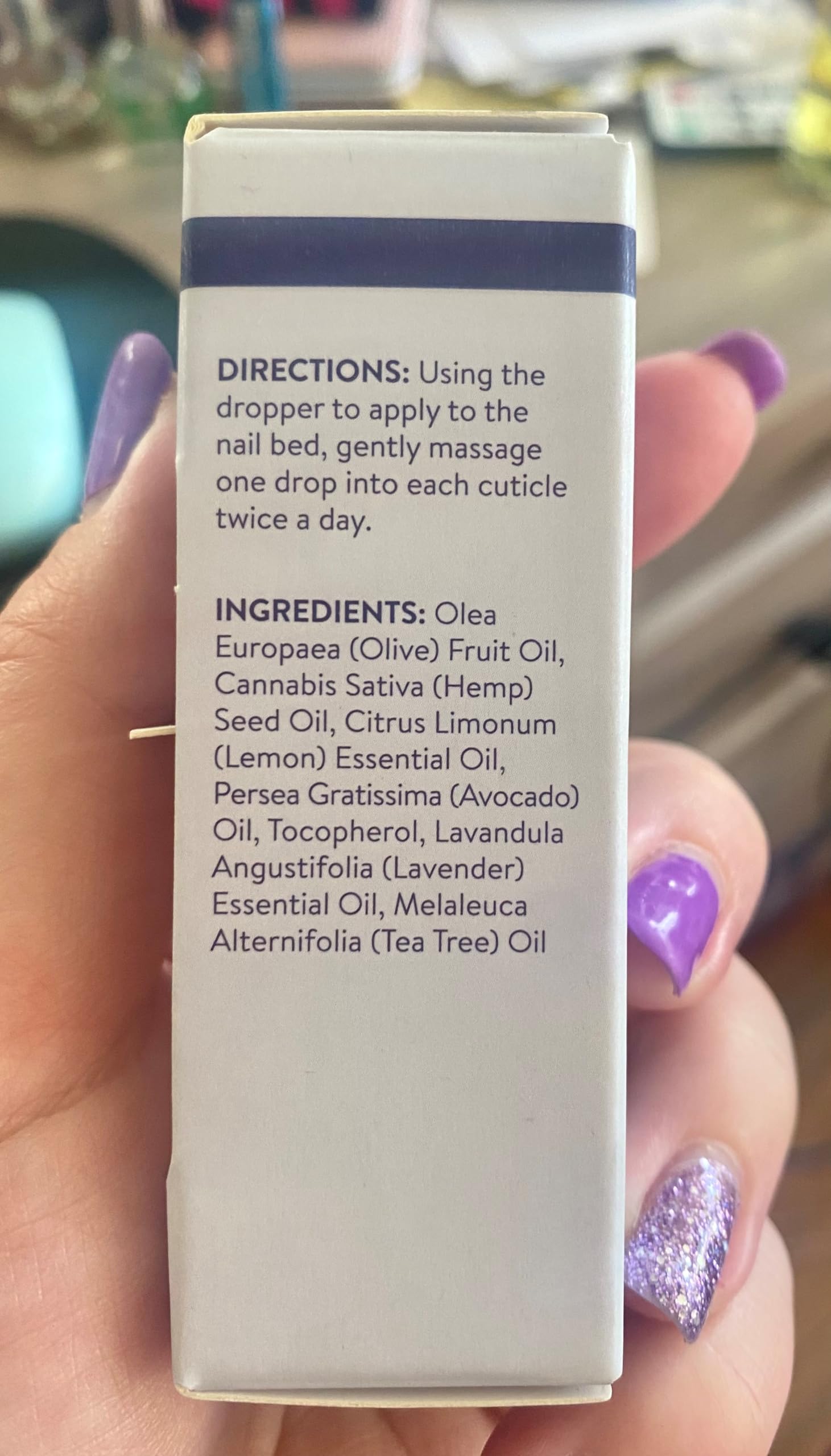 Blue Cross Professional Nail & Cuticle Oil - All Natural, Mineral Oil Free, Ultra-Nourishing Hydrating Moisturizer with Lemongrass & Lavender Essential Oils - Made in USA (0.5 fl oz/15mL) - Perfect for Salon, Home Manicures & Dry Cracked Nail Care
