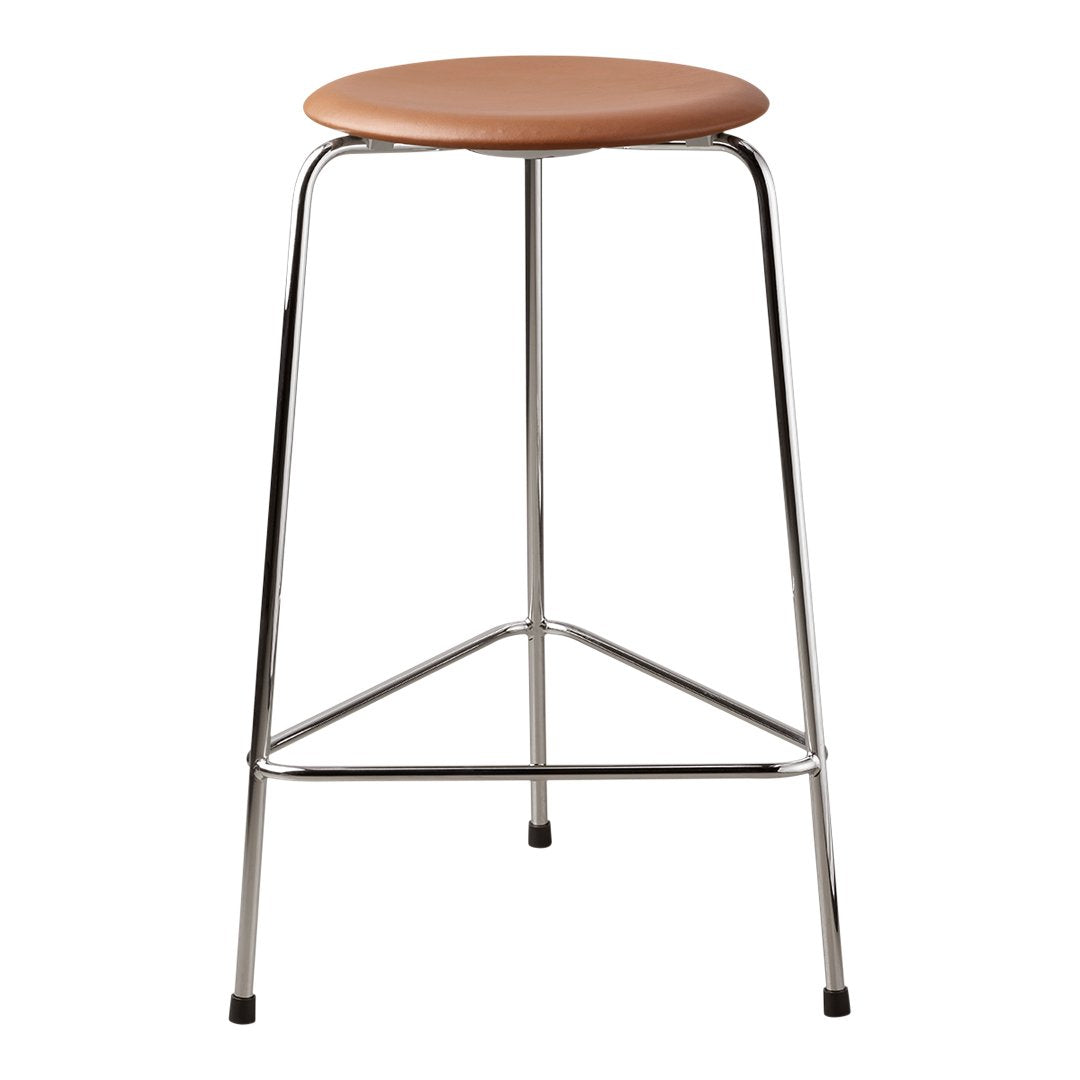 Premium High Dot Stool with 3 Sturdy Legs - Modern Bar Stool for Kitchen Island, Breakfast Nook & Small Space Dining - Comfortable & Stylish Seating Solution
