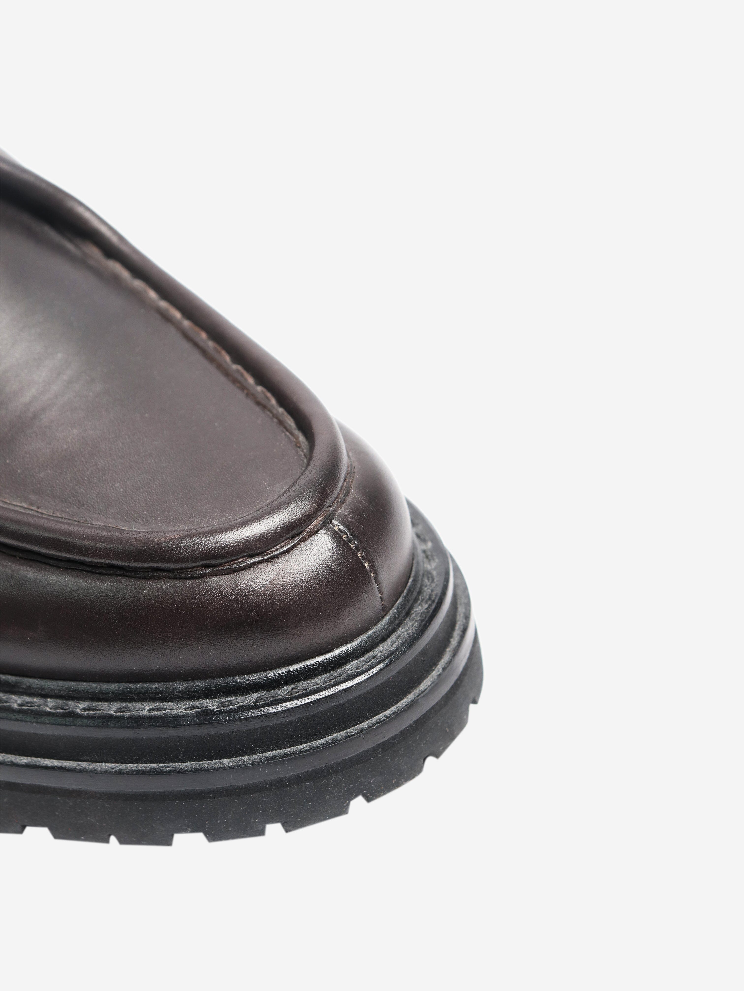 Stylish Brown Derby Shoes for Men & Women - Size EU 38 (UK 5) - Perfect for Office, Formal Events & Business Casual Outfits