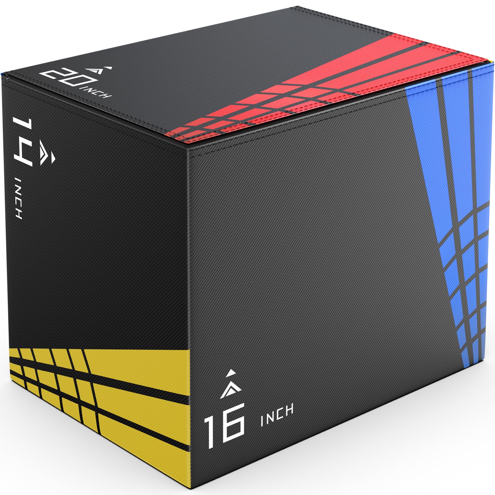 XDDAIS 3-in-1 Heavy Duty Foam Plyometric Box Set for Home Gym - 30