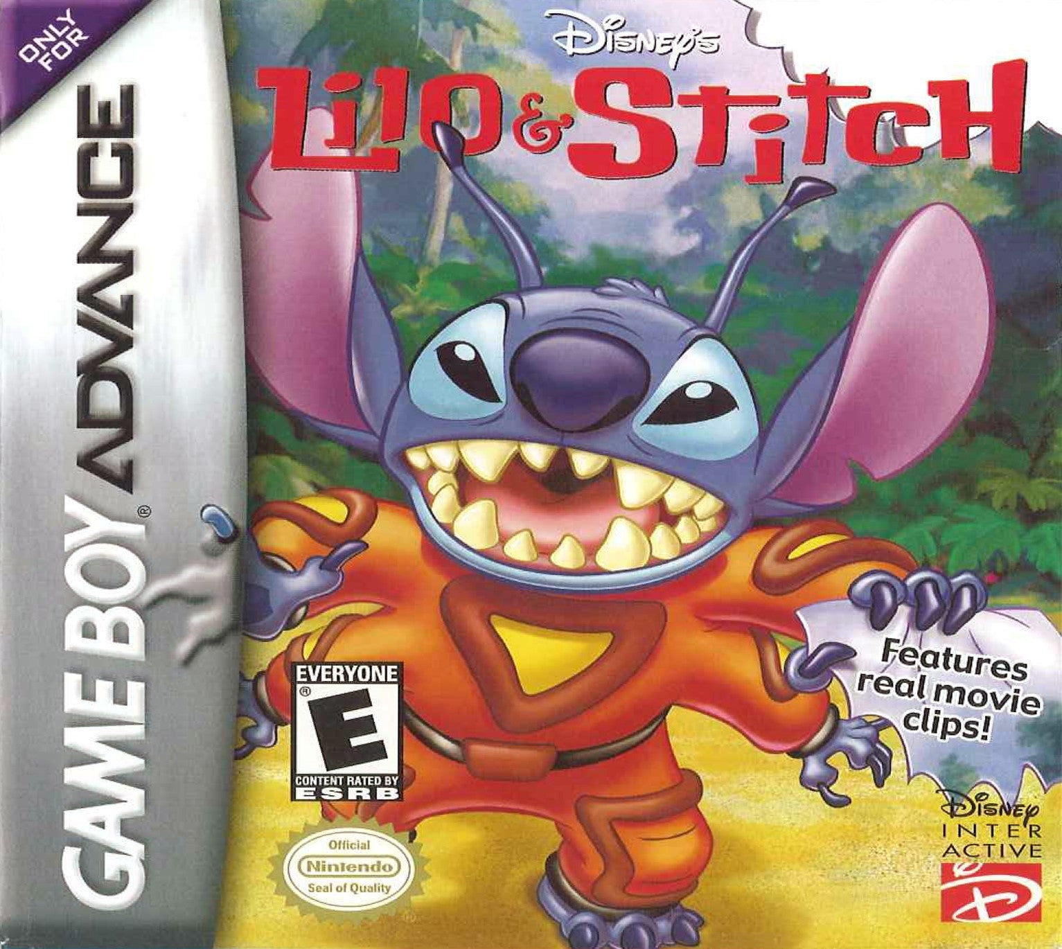 Used Lilo & Stitch Game Boy Advance Video Games - Classic Disney GBA Cartridge for Kids & Collectors - Perfect for Retro Gaming & Disney Fans